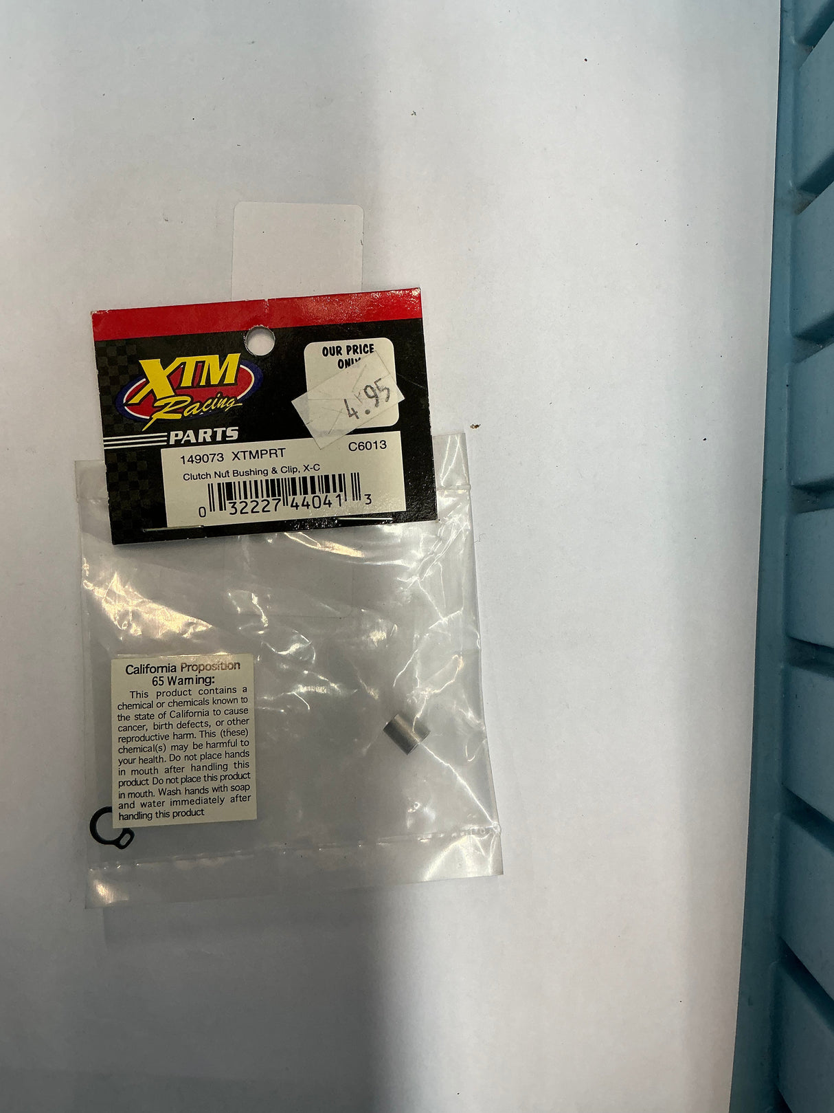 XTM Racing Clutch Nut Bushing & Clip, X-C XTMPRT 149073