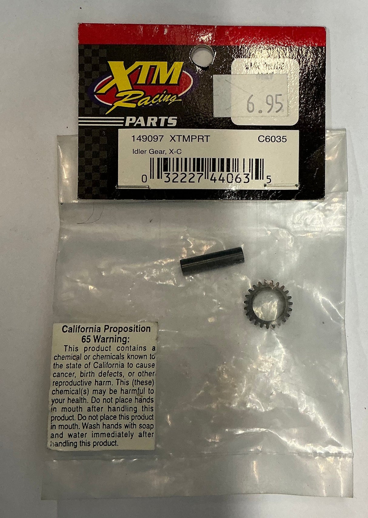 XTM Racing Idler Gear, X-C XTMPRT 149097