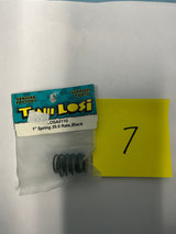 TEAM LOSI 1" Spring 25.0 Rate, Black LOSA5110