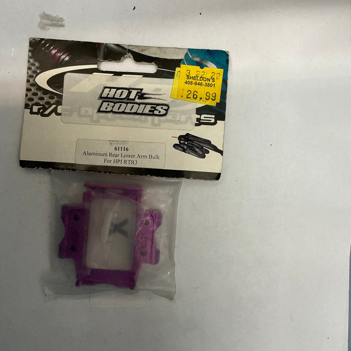 HOT BODIES Aluminum Rear Lower Arm Bulk For HPI RTR3 61116