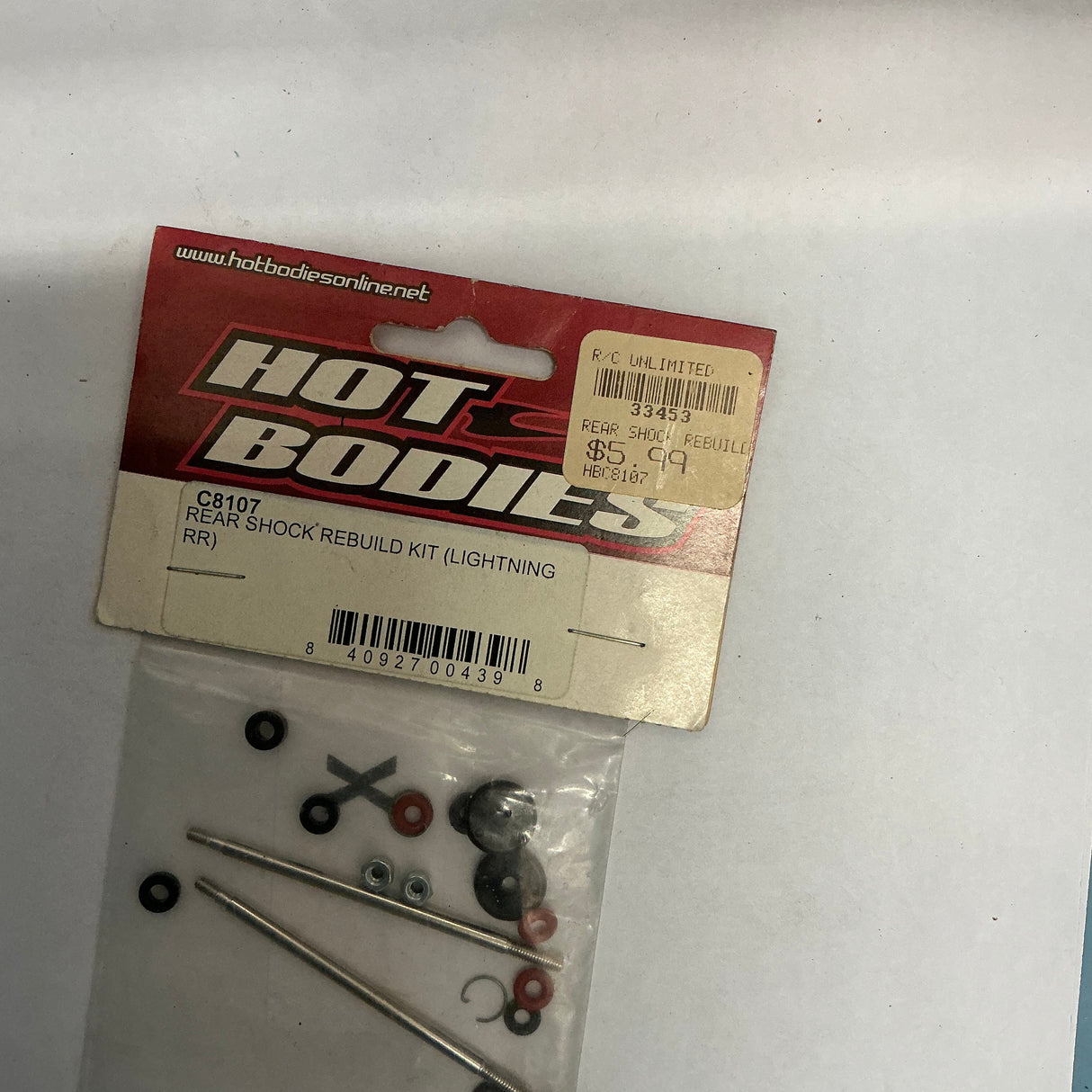HOT BODIES Rear Shock Rebuild Kit HBC8107