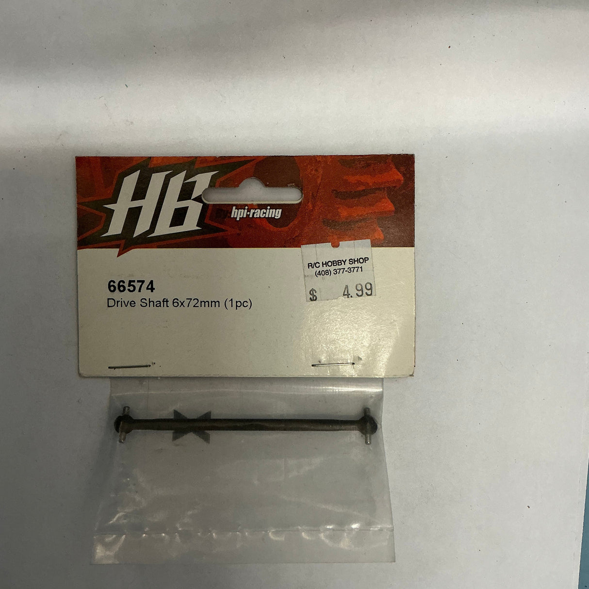 HOT BODIES Drive Shaft 6x72mm (1pc) 66574