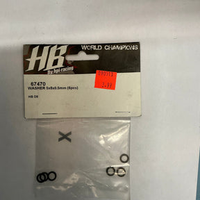HB Washer 5x8x0.5mm (6pcs) 67470 - 67470