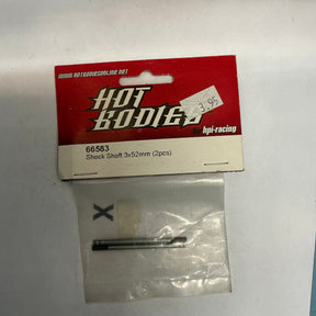HOT BODIES Shock Shaft 3x52mm (2pcs) 66583 - 66583