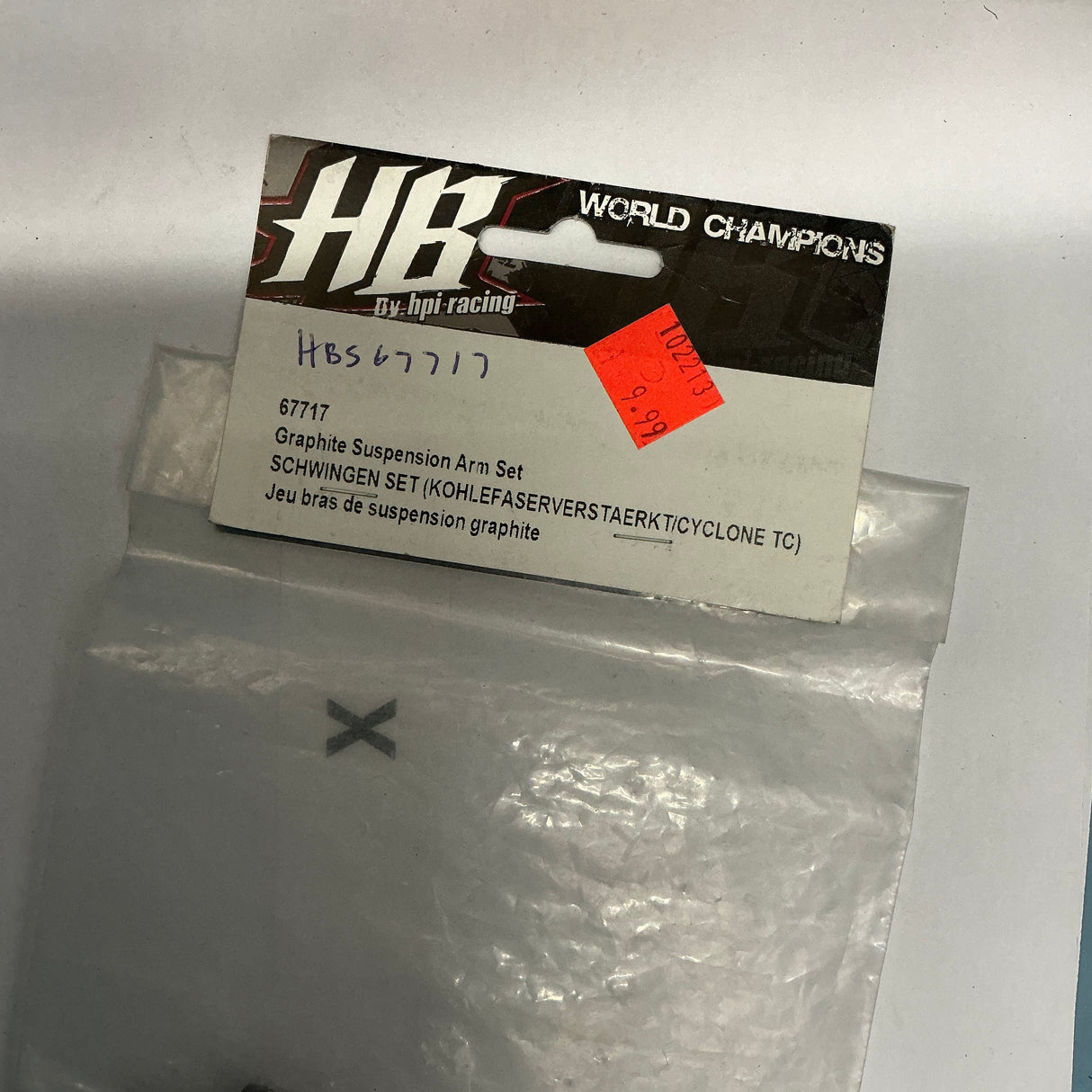 HB Graphite Suspension Arm Set HBS67717