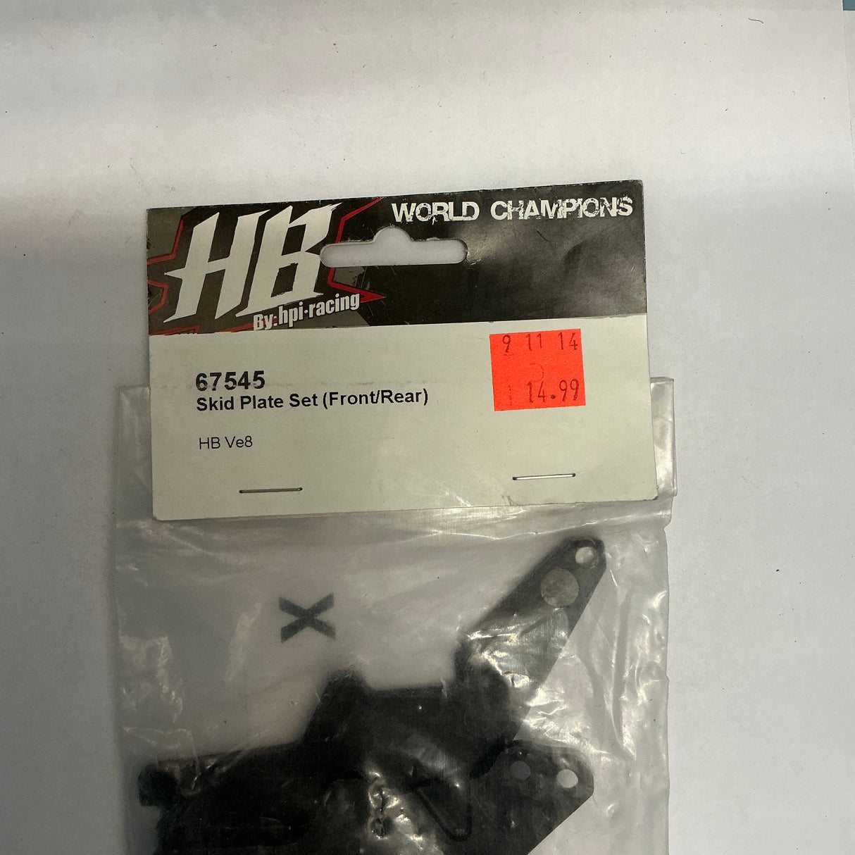 HB Skid Plate Set (Front/Rear) 67545