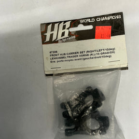 HB Front Hub Carrier Set (right/left/10deg) HPI 67386 - 67386