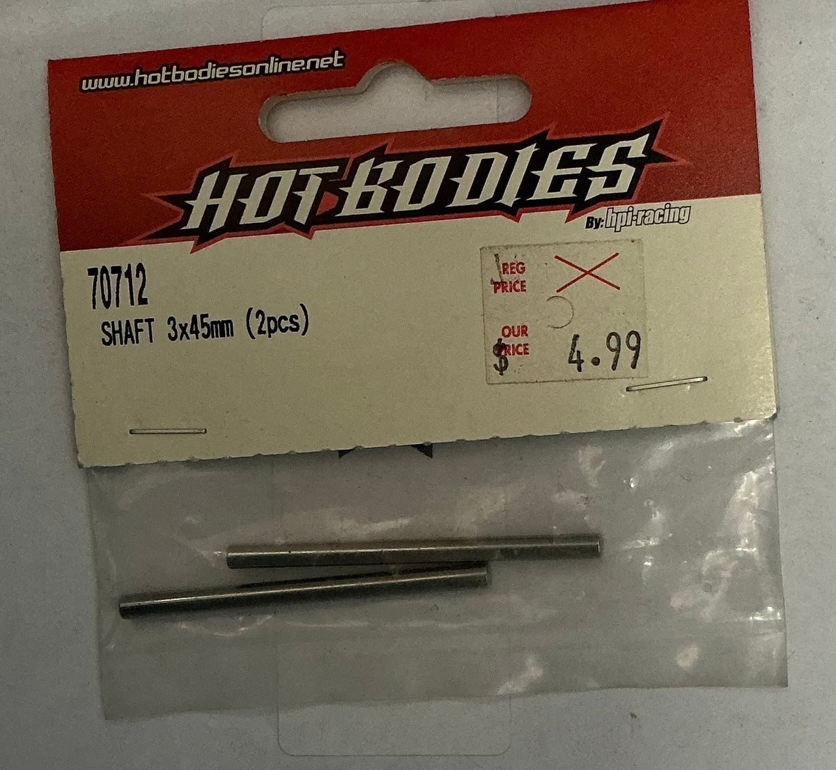 HOT BODIES Shaft 3x45mm (2pcs) 70712