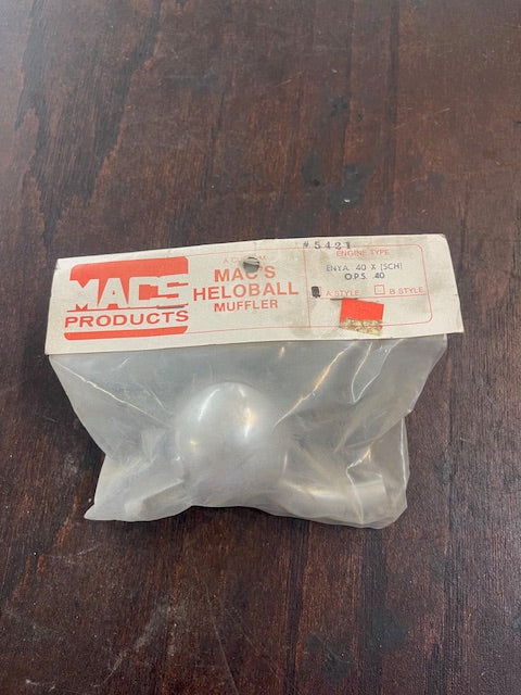 MACS HELOBALL MUFFLER 5421 (ENYA 40 x sch O.P.S. .40 style A)