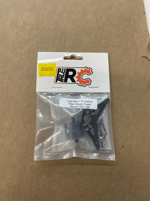 Losi mini-T B carbon rear shock tower mountTRC-128