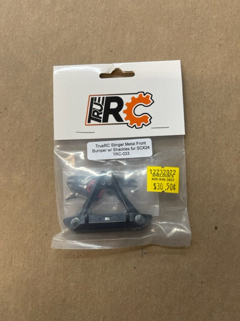 TrueRC stinger meal front bumper w/shackless for SCx24 TRC-033