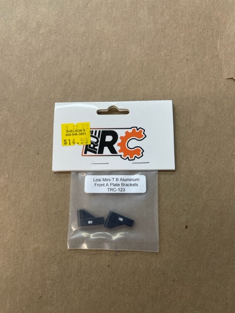 Losi mini- T B aluminum front A plate brackets TRC-123