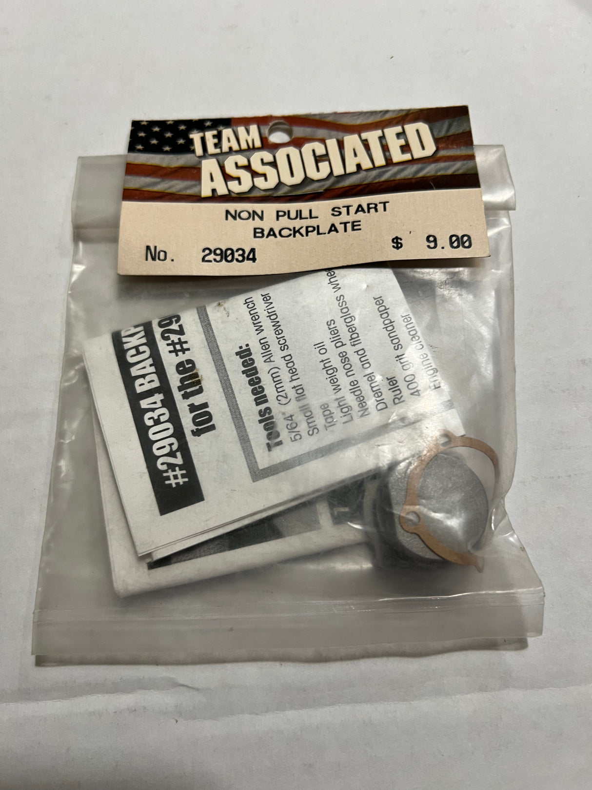NON PULL START BACKPLATE-ASC29034