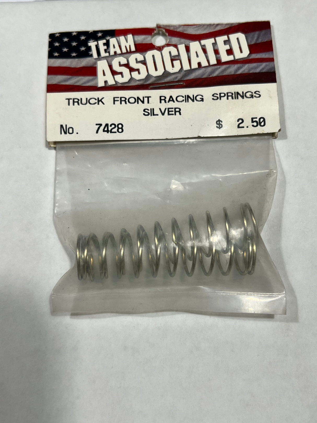 TRUCK FRONT RACING SPRINGS SILVER-ASC7428