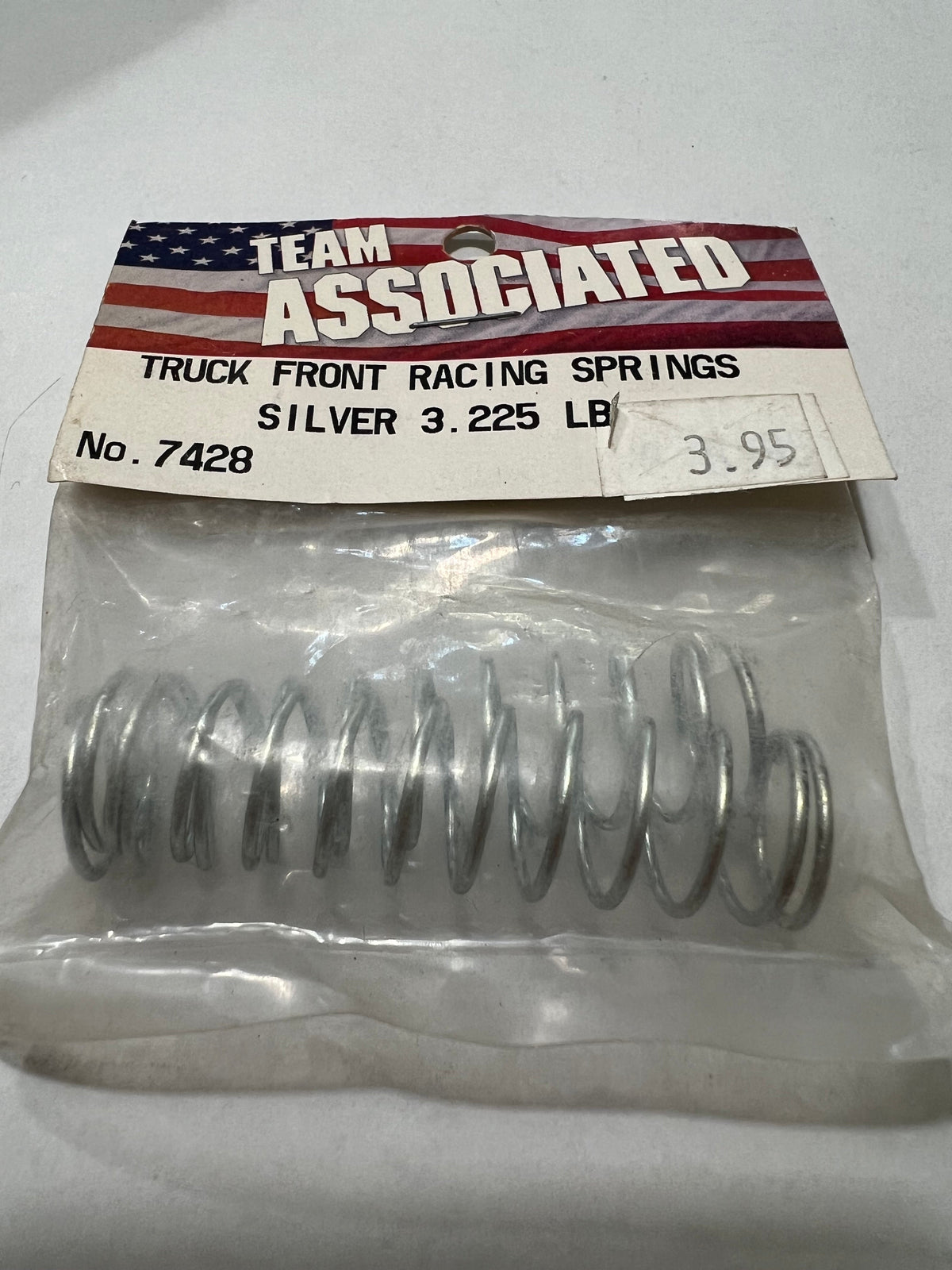TRUCK FRONT RACING SPRINGS SILVER 3.225 LB-ASC7428