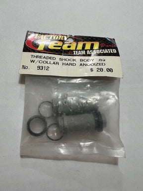 THREADED SHOCK BODY.89 W/COLLAR HARD ANODIZED-ASC9312 - ASC9312