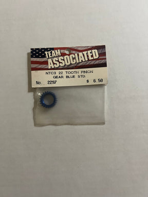 NTC3 22 TOOTH PINION GEAR BLUE ETD.-ASC2297 - ASC2297