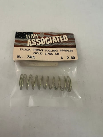 TRUCK FRONT RACING SPRINGS GREEN 3.7 LB-ASC7425