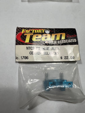 NTC3 FT BLUE ALUM CENTER BULKHEAD-ASC1706 - ASC1706