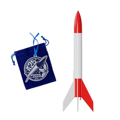 Estes Pro K-25 Astron Alpha™ & 2025 Christmas Ornament - K25-BNDL