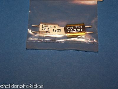 FUTABA D/C CRYSTAL SET (FM 72.230) CHANNEL 22 #FMC-822