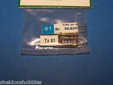 FUTABA D/C CRYSTAL SET (FM 50.820) TX/RX CHANNEL 01 #FMC-801