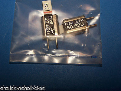 FUTABA CRYSTAL SET (FM 50.820) TX/RX CHANNEL 01 #FMC-401