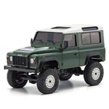 KYO32529GR 1/28 Land Rover Defender 90 Mini-Z 4x4 Crawler RTR, Coniston Green