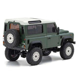 KYO32529GR 1/28 Land Rover Defender 90 Mini-Z 4x4 Crawler RTR, Coniston Green