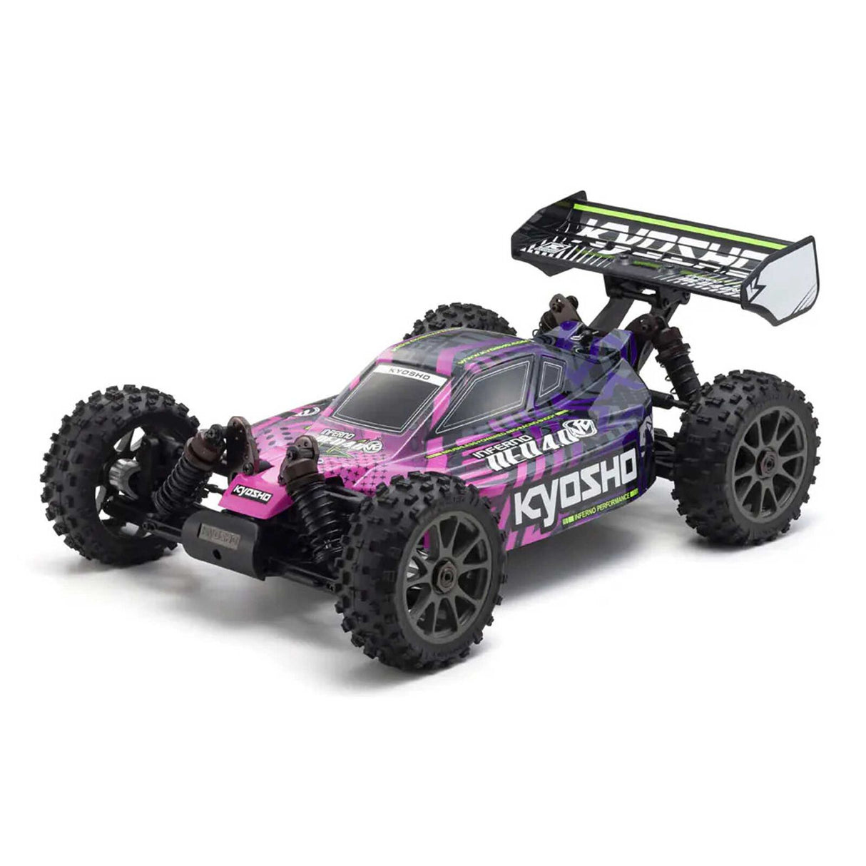 KYO34118T1 1/8 Inferno Neo 4.0 4x4 Brushless Off-Road Buggy RTR, Pink
