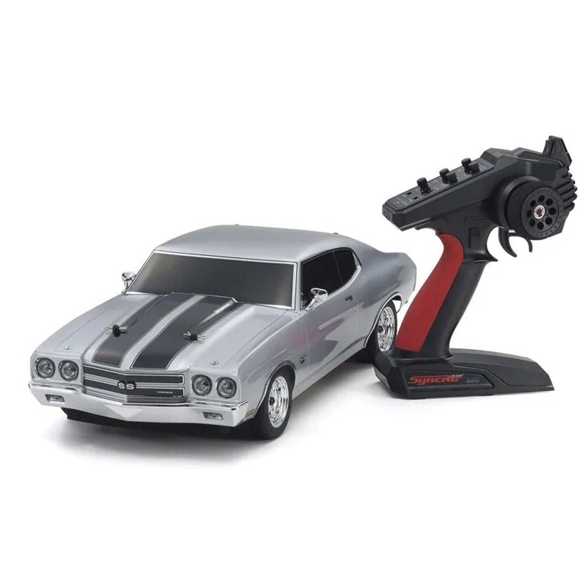 KYO34416T1C  1/10 Fazer Mk2 1970 Chevy Chevelle SS 454 4x4 Electric Touring RTR, Cortez Silver