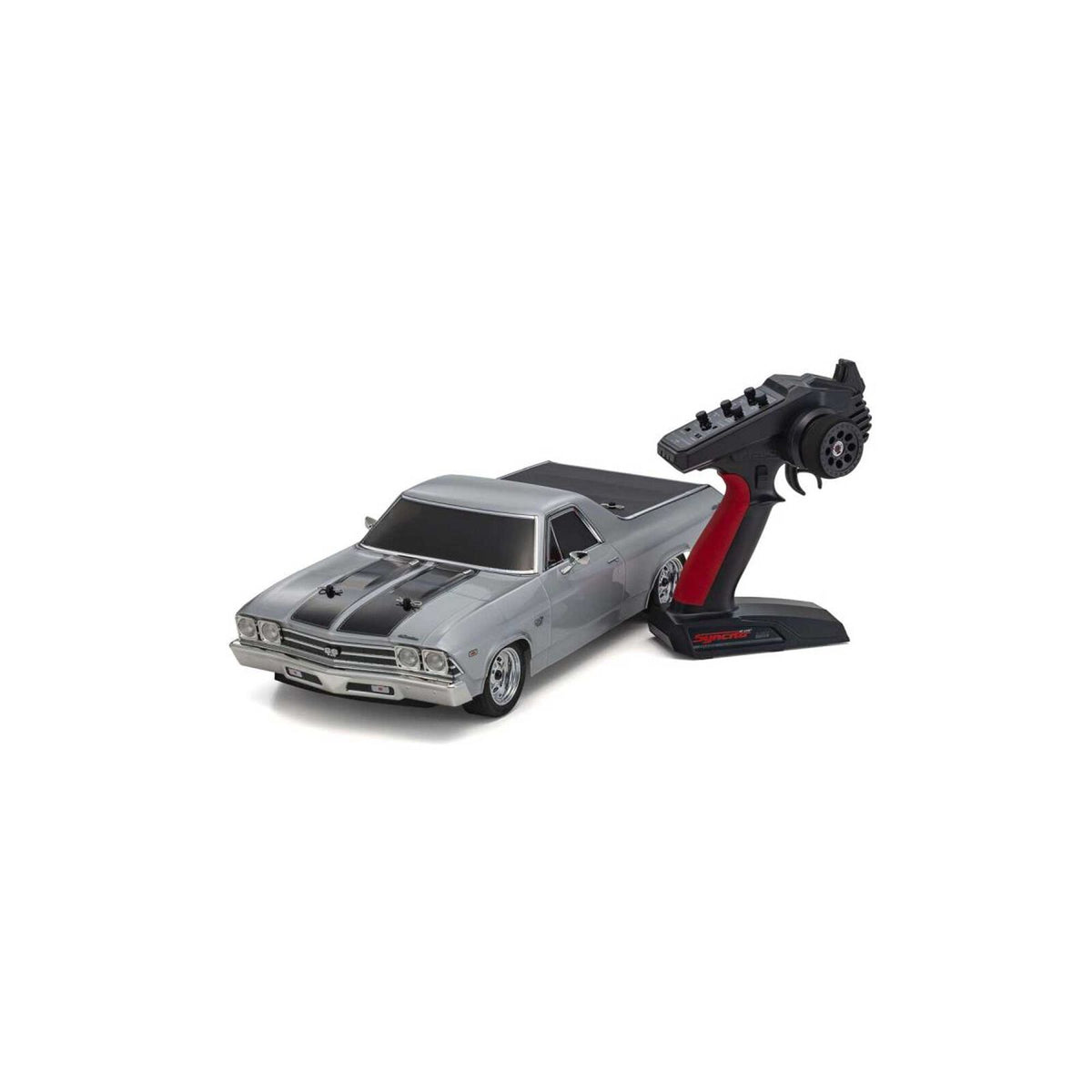 KYO34419T2 1/10 1969 Chevy El Camino Fazer Mk2 FZ02L Brushed 4x4 On-Road Touring RTR, Cortez Silver