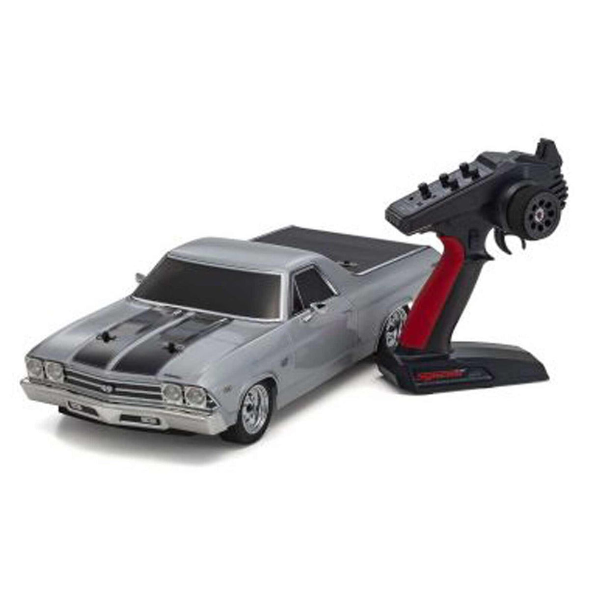 KYO34419T2 1/10 1969 Chevy El Camino Fazer Mk2 FZ02L Brushed 4x4 On-Road Touring RTR, Cortez Silver