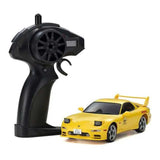 KYO66603L 1/28 Initial D Mazda RX-7 FC3S 2WD On-Road First Mini-Z RTR, Yellow