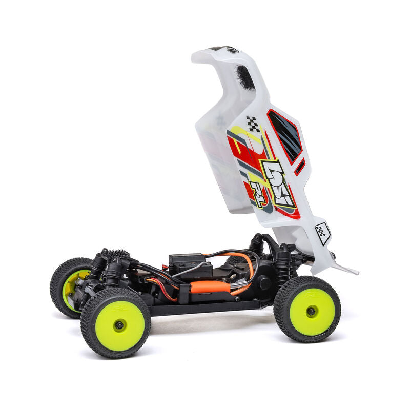 Losi 1/28 Micro-T 2S 2WD RTR Stadium Truck, White