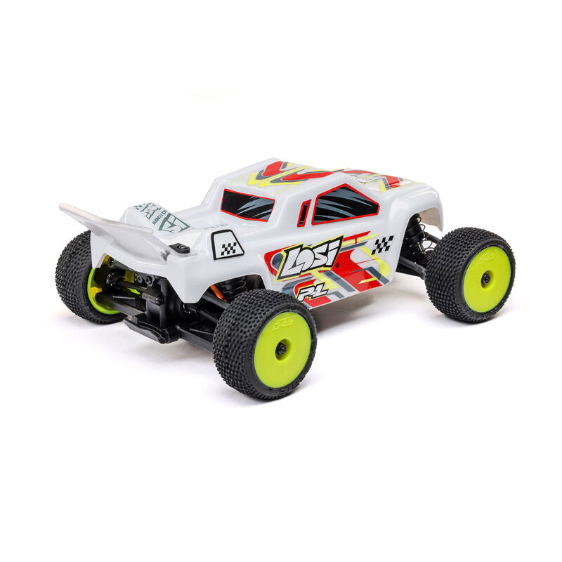 Losi 1/28 Micro-T 2S 2WD RTR Stadium Truck, White