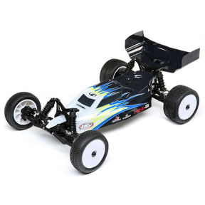 1/16 Mini-B 2WD Buggy Brushed RTR, Black/White - LOS01016T2 - LOS01016T2