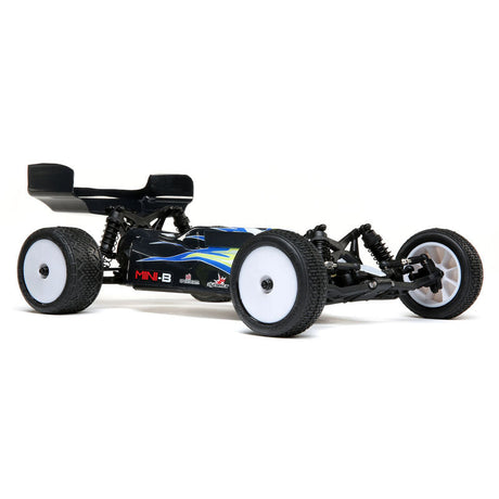 1/16 Mini-B 2WD Buggy Brushed RTR, Black/White - LOS01016T2 - LOS01016T2