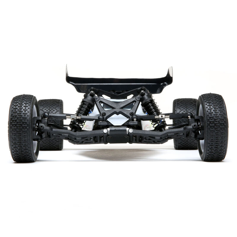 1/16 Mini-B 2WD Buggy Brushed RTR, Black/White - LOS01016T2