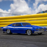 1/16 1970 Chevelle 2WD Mini No Prep Drag Car RTR, Blue - LOS01023T1