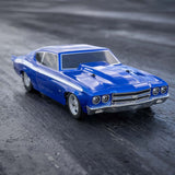 1/16 1970 Chevelle 2WD Mini No Prep Drag Car RTR, Blue - LOS01023T1