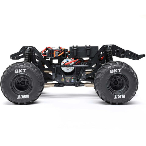 1/18 Mini LMT Megalodon 2S 4X4 RTR Brushed Monster Truck (Battery & Charger Included), Blue