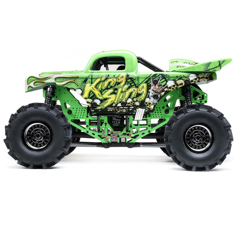 LMT 4X4 Solid Axle Mega Truck Brushless RTR, King Sling - LOS04024T1