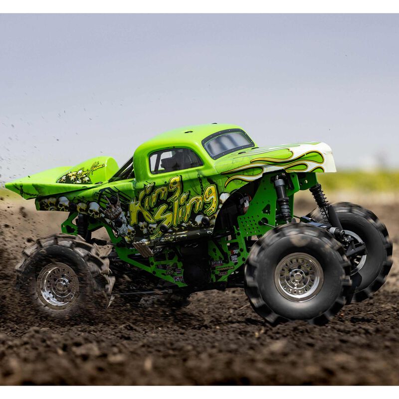 LMT 4X4 Solid Axle Mega Truck Brushless RTR, King Sling - LOS04024T1