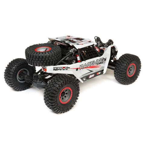 1/6 Super Rock Rey V2 4WD Rock Racer Brushless RTR White - LOS05016V2T1