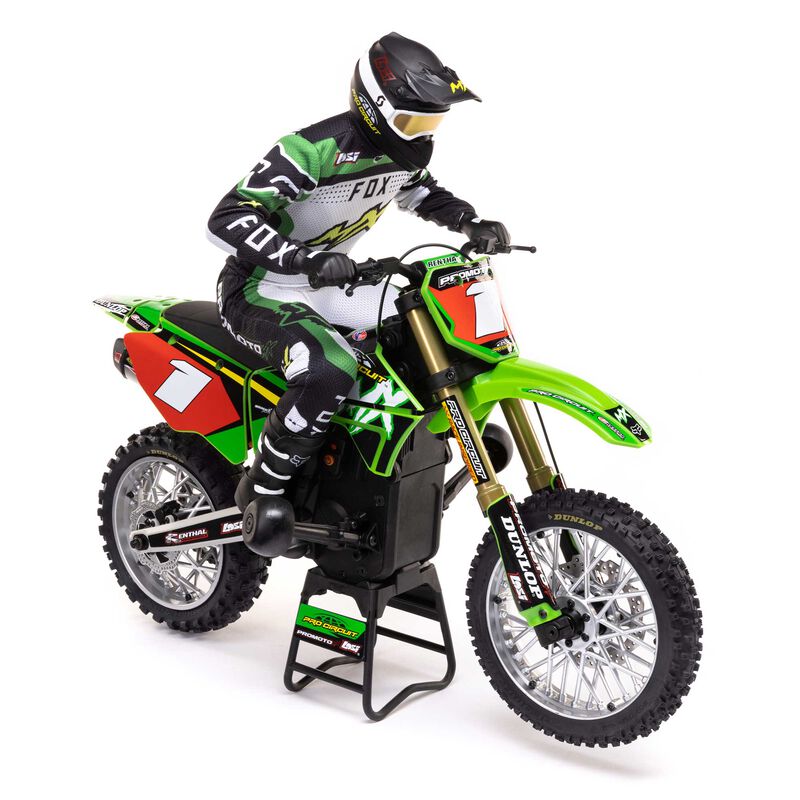 Losi 1/4 Promoto-MX Motorcycle RTR with Battery and Charger, Pro Circuit - LOS06002