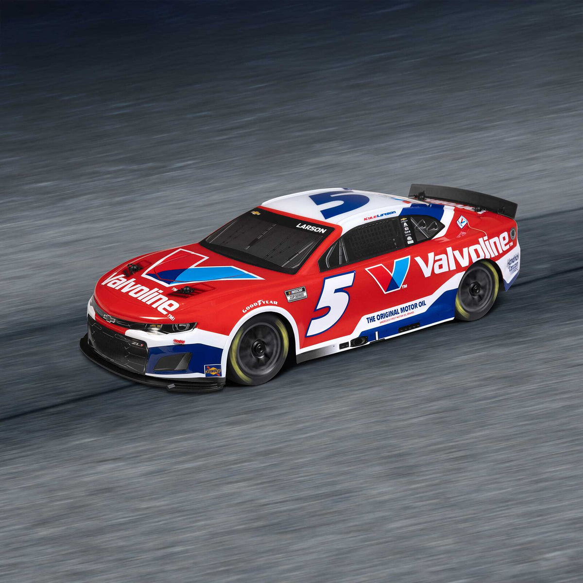 LOS1122505 1/12 NASCAR 2025 Kyle Larson No. 5 Valvoline (Battery & Charger Included)