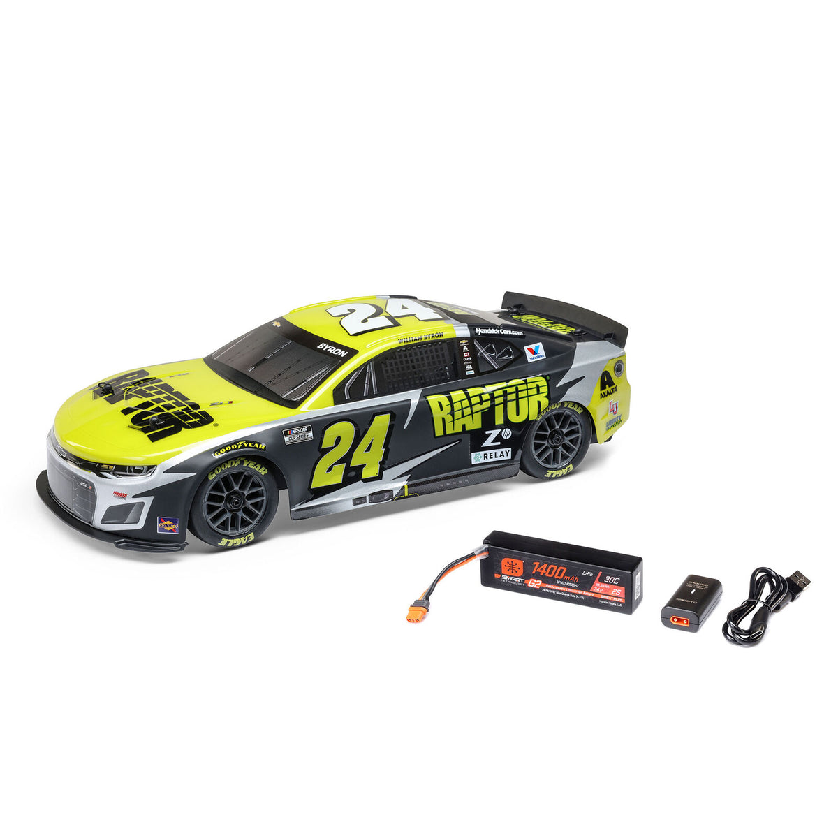 LOS1122524 1/12 NASCAR 2025 William Byron No. 24 Raptor (Battery & Charger Included)
