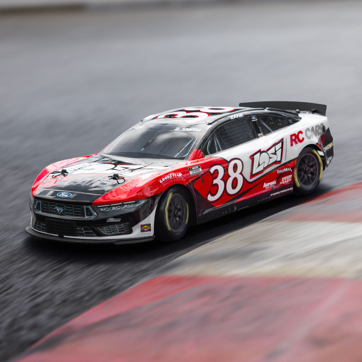 LOS1122638 1/12 NASCAR 2026 Zane Smith No. 38 Ford Mustang (Battery & Charger Included)