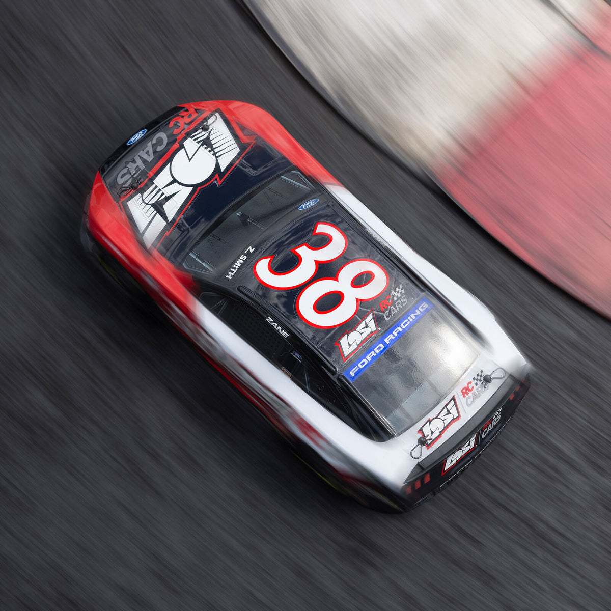LOS1122638 1/12 NASCAR 2026 Zane Smith No. 38 Ford Mustang (Battery & Charger Included)